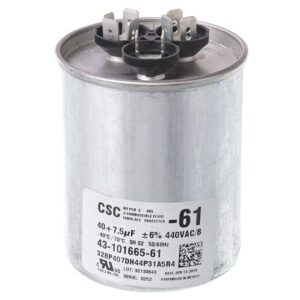 40+7.5 MFD x 440 Run Capacitor # 43-101665-61