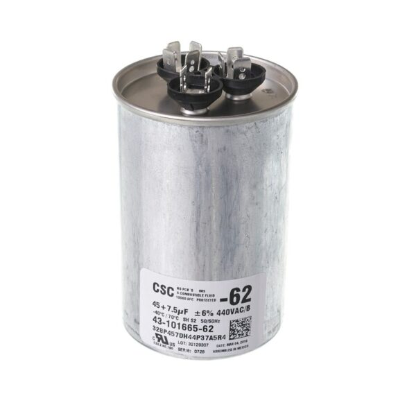 45+7.5 MFD x 440 Run Capacitor # 43-101665-62