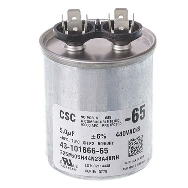 5 MFD x 440 Run Capacitor # 43-101666-65