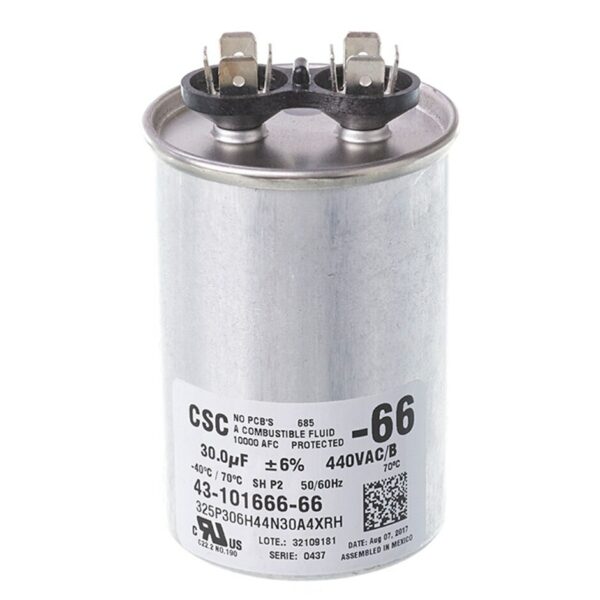 30 MFD x 440 Run Capacitor # 43-101666-66