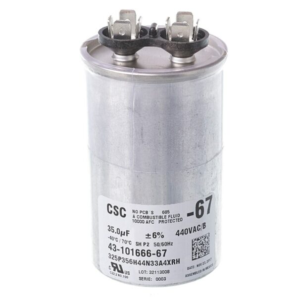 35 MFD x 440 Run Capacitor # 43-101666-67