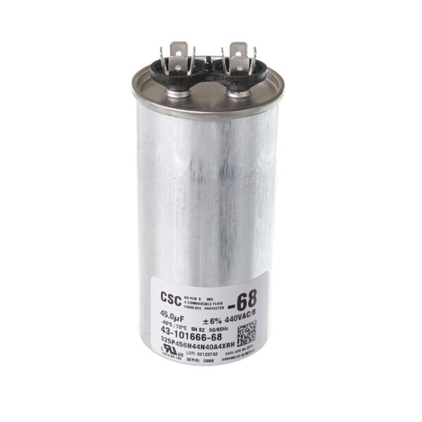 45 MFD x 440 Run Capacitor # 43-101666-68