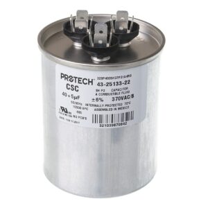 40+5 MFD x 370 Run Capacitor # 43-25133-22