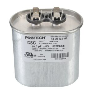 30 MFD x 370 Run Capacitor # 43-25134-09