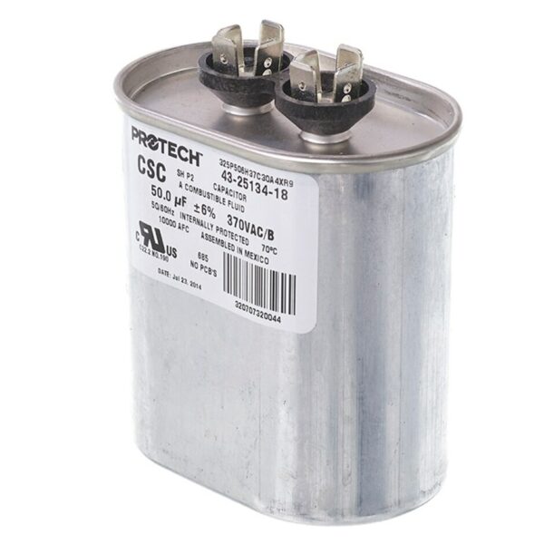 50 MFD x 370 Run Capacitor # 43-25134-18