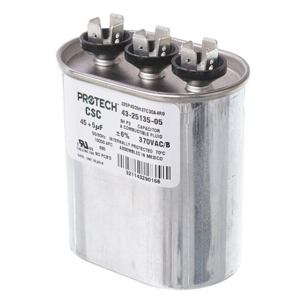 45+5 MFD x 370 Run Capacitor # 43-25135-05