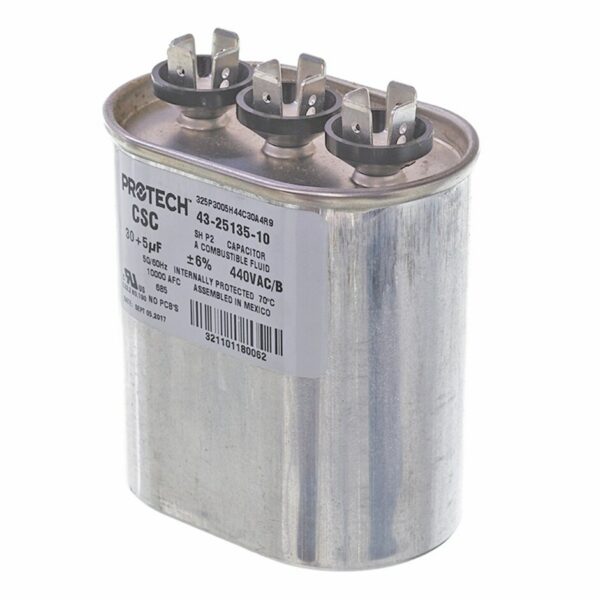 30+5 MFD x 440 Run Capacitor # 43-25135-10