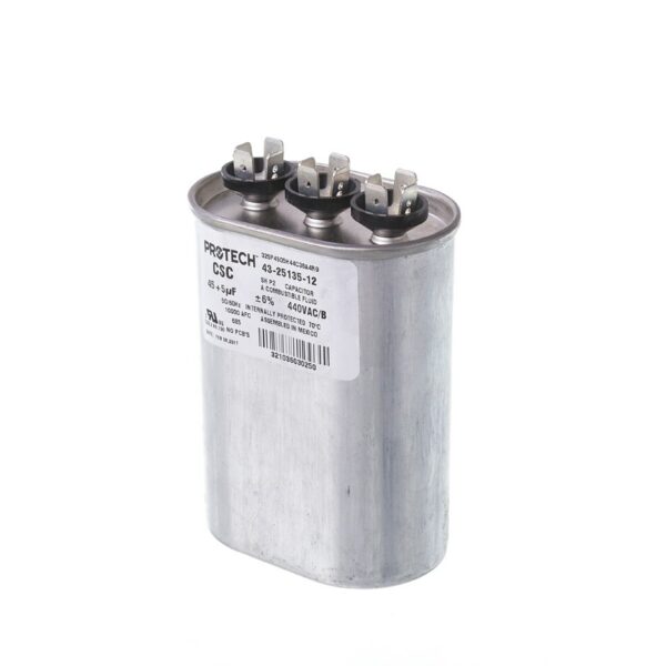 45+5 MFD x 440 Run Capacitor # 43-25135-12