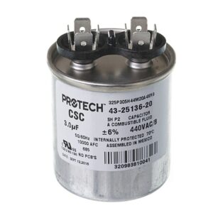 3 MFD x 440 Run Capacitor # 43-25136-20