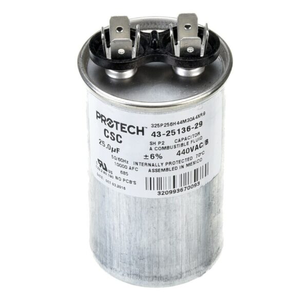 25 MFD x 440 Run Capacitor # 43-25136-29