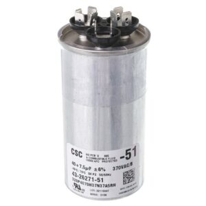 40+7.5 MFD x 370 Run Capacitor # 43-26271-51