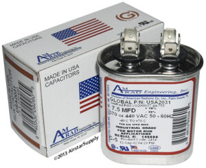 7.5 MFD x 370/440 Run Capacitor # USA2031