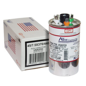 45+7.5 MFD x 370/440 Run Capacitor # USA2233