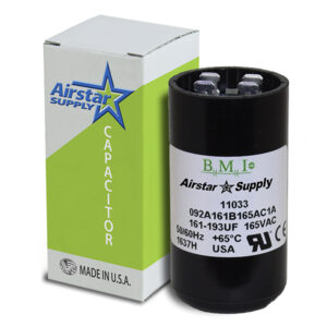 161-193 MFD x 165 Start Capacitor # 092A161B165AC1A