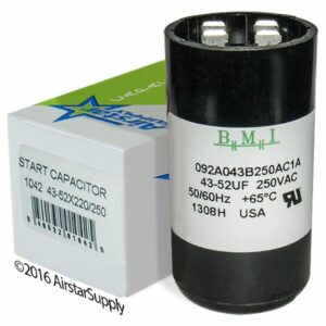 43-52 MFD x 250 Start Capacitor # 092A043B250AC1A