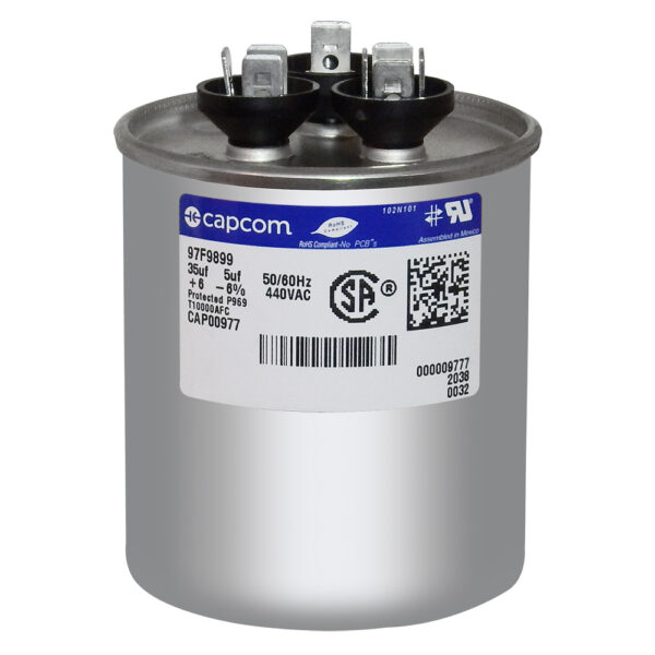 35+5 MFD x 440 Run Capacitor # 97F9899 - Image 2