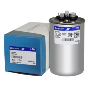 35+7.5 MFD x 440 Run Capacitor # 97F9494