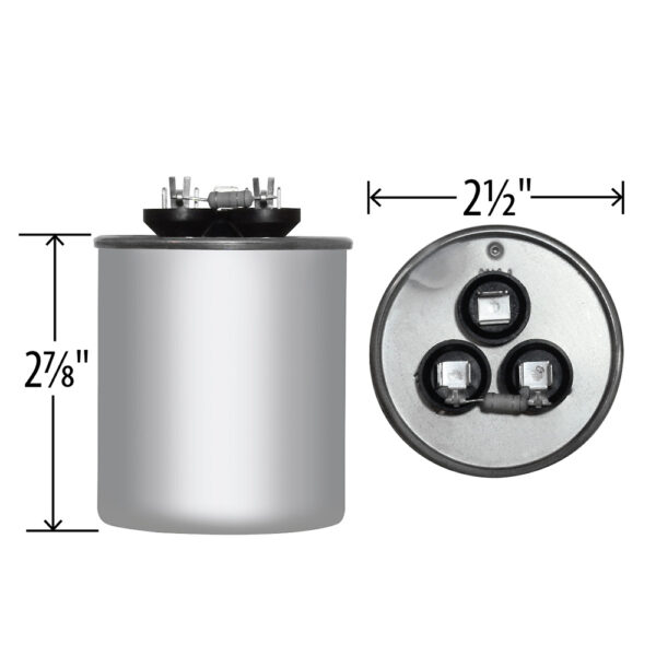 35+5 MFD x 440 Run Capacitor # 27L1071BR - Image 4