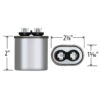 10 MFD x 370 Run Capacitor # 325P106H37A20A4Z - Image 4