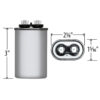 15 MFD x 440 Run Capacitor # 325P156H44A30A4Z - Image 4