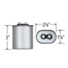 30 MFD x 440 Run Capacitor # 325P306H44C30A4Z - Image 4