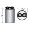 25 MFD x 370 Run Capacitor # 325P256H37M23A4Z - Image 4