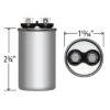 35 MFD x 370 Run Capacitor # 325P356H37M26A4Z - Image 4