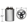 25+5 MFD x 440 Run Capacitor # 328P2505H44N25A5Z - Image 4