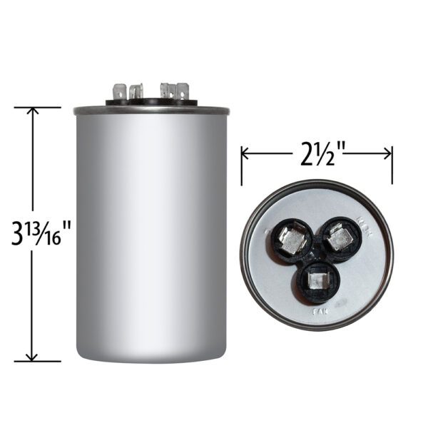 70+7.5 MFD x 440 Run Capacitor # 328P707DH44P37A5Z - Image 4