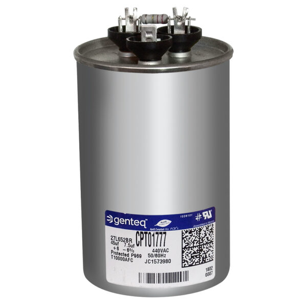 45+7.5 MFD x 440 Run Capacitor # 27L652BR - Image 2