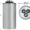 60+12 MFD x 440 Run Capacitor # 25L765 - Image 4