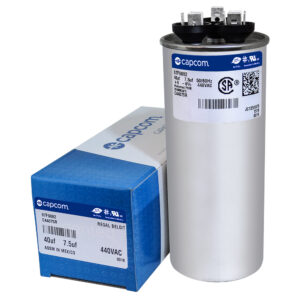 40+7.5 MFD x 440 Run Capacitor # 97F9882