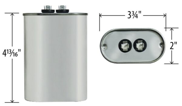 45 MFD x 440 Run Capacitor # 97F9805 - Image 4