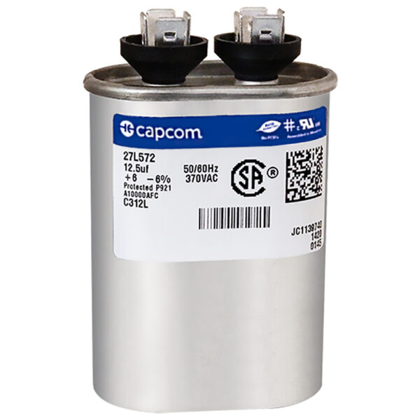 12.5 MFD x 370 Run Capacitor # 27L572 - Image 2