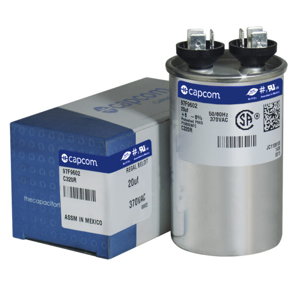 20 MFD x 370 Run Capacitor # 97F9602