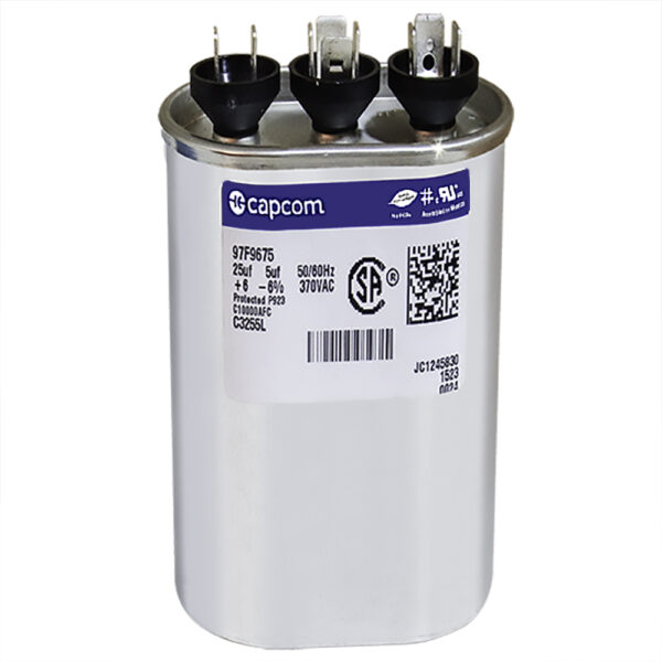 25+5 MFD x 370 Run Capacitor # 97F9675 - Image 2