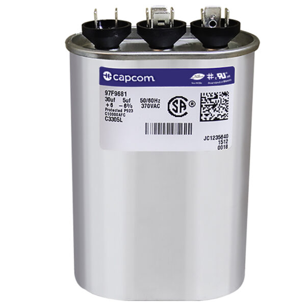 30+5 MFD x 370 Run Capacitor # 97F9681 - Image 2