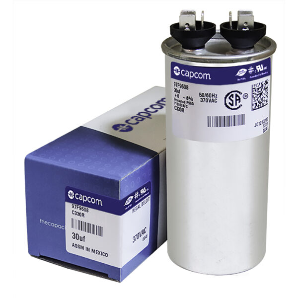 30 MFD x 370 Run Capacitor # 97F9608