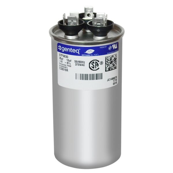 35+10 MFD x 370 Run Capacitor # 97F8930 - Image 2