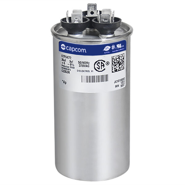35+3 MFD x 370 Run Capacitor # 97F9472 - Image 2