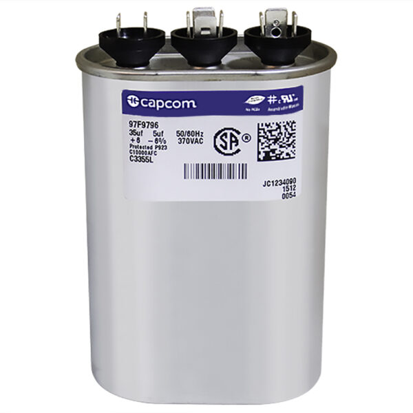 35+5 MFD x 370 Run Capacitor # 97F9796 - Image 2