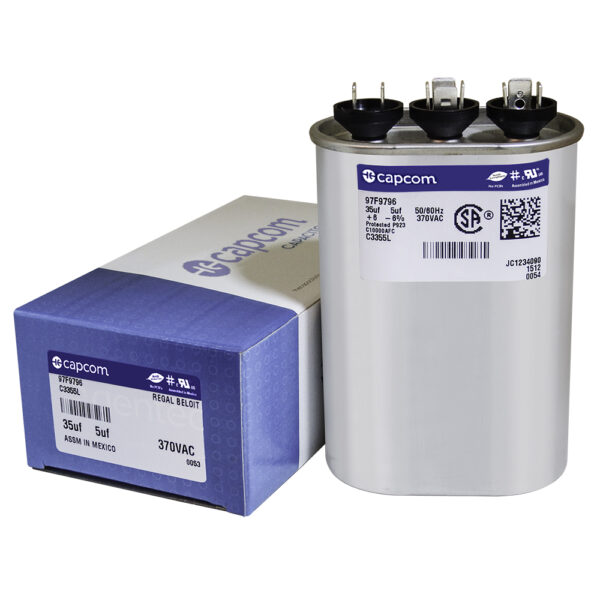 35+5 MFD x 370 Run Capacitor # 97F9796