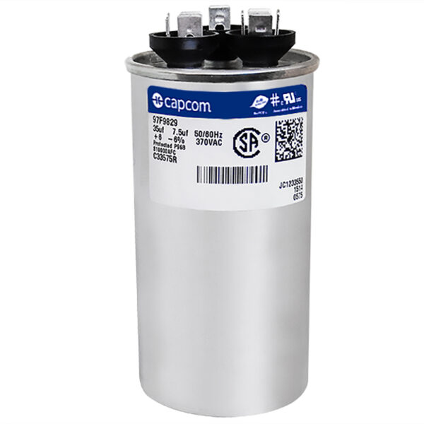 35+7.5 MFD x 370 Run Capacitor # 97F9829 - Image 2
