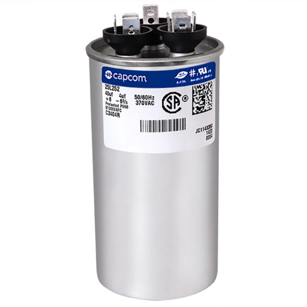 40+4 MFD x 370 Run Capacitor # 25L252 - Image 2