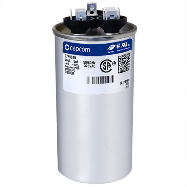 40+5 MFD x 370 Run Capacitor # 97F9849 - Image 2