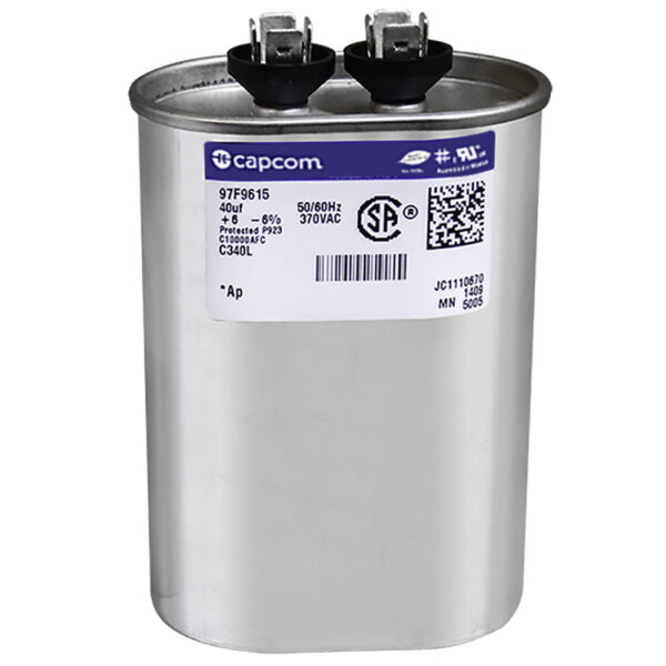 40 MFD x 370 Run Capacitor # 97F9615 - Image 2