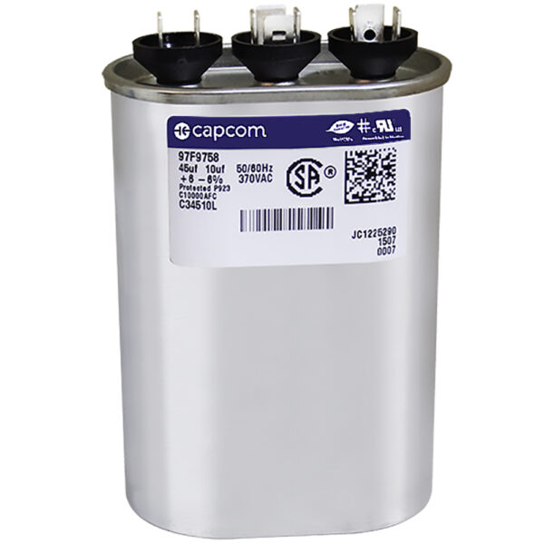45+10 MFD x 370 Run Capacitor # 97F9758 - Image 2