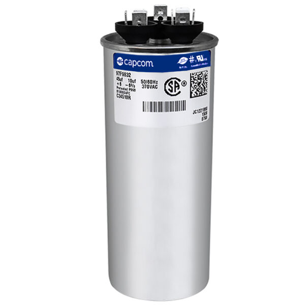 45+10 MFD x 370 Run Capacitor # 97F9832 - Image 2