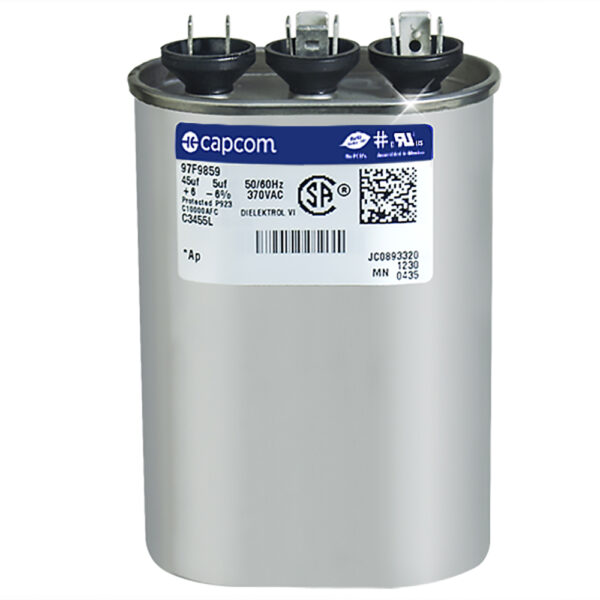 45+5 MFD x 370 Run Capacitor # 97F9859 - Image 2