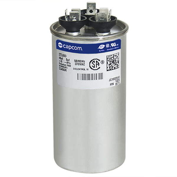 45+5 MFD x 370 Run Capacitor # 27L880 - Image 2